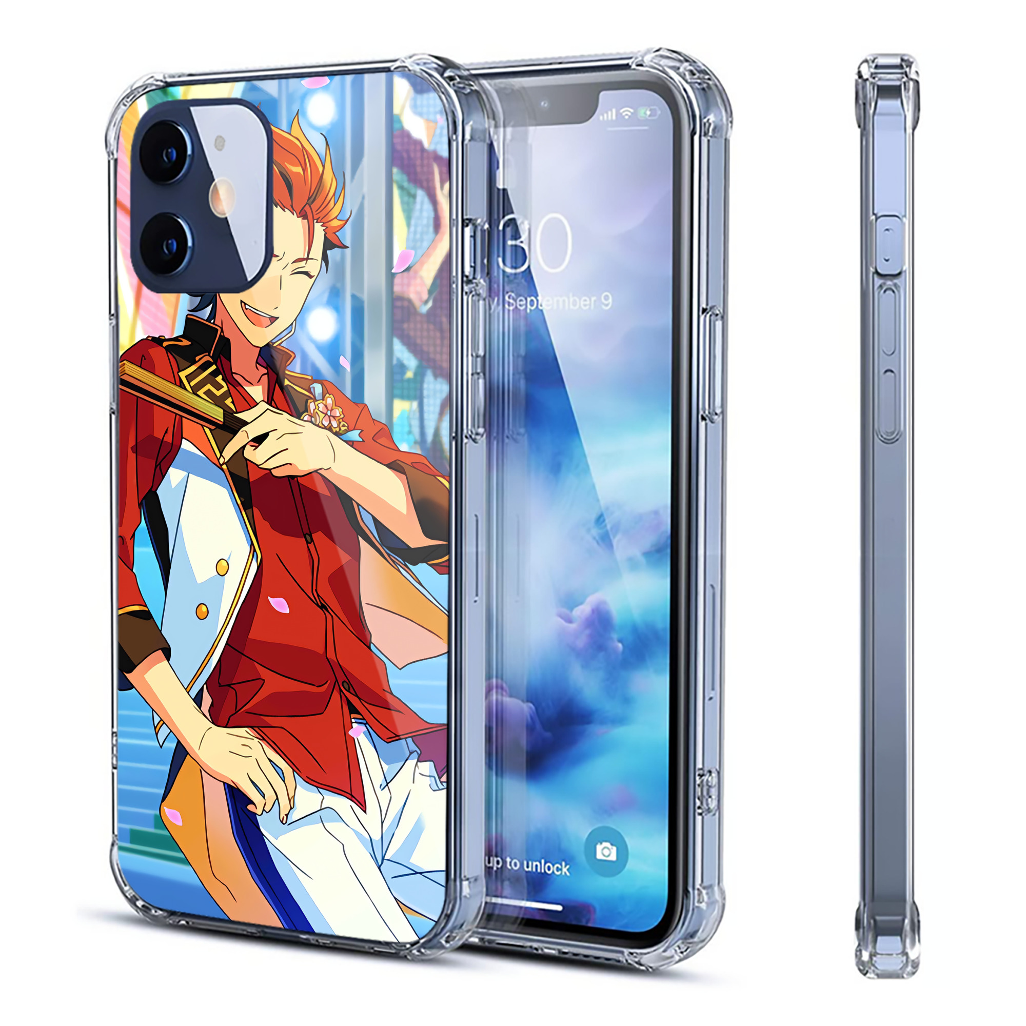 （画像用） あんさんぶるスターズ! Ensemble Stars 【iPhone 12シリーズ対応】透明スマホケース（クリアソフトケース）
